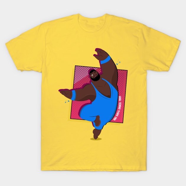 Big Boys Dance Too T-Shirt by HippyPotter